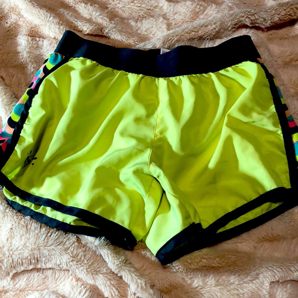 Justice neon shorts